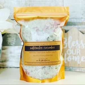 Natural Blend Watermelon Cucumber E-Oil Bath Salt